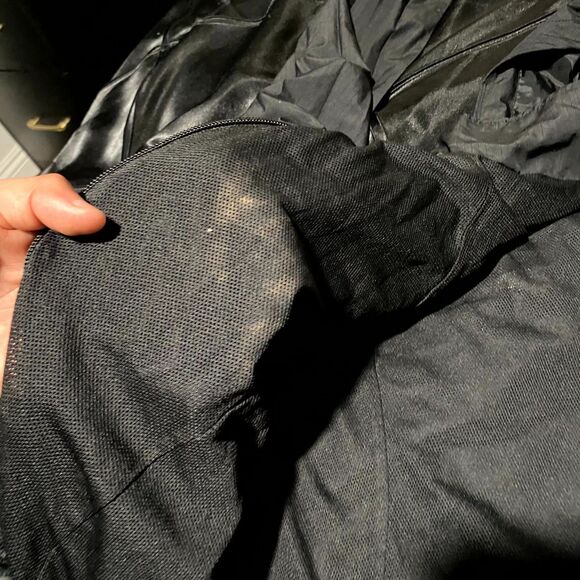 The North Face Windbreaker Jacket Women's L Black Full Zip Hooded Lined Casual - Picture 6 of 6